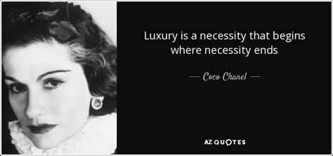 chanel tagline|coco chanel quote about luxury.